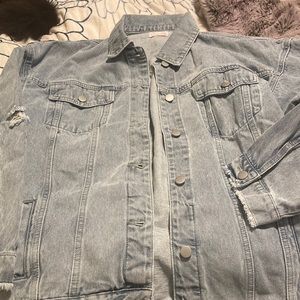 Pink lily xl Jean jacket